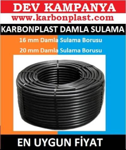 16 mm Damlama Sulama Düz Boru 100 mt - 0