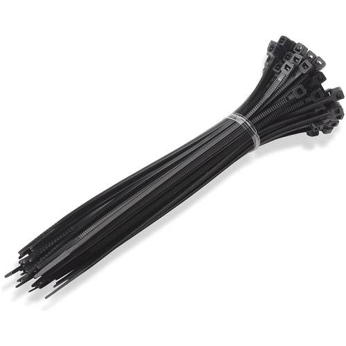 2,5 mm Plastik Kablo Bağı, Cırt Kelepçe, Birleştirici Bağları Siyah (2,5 x 100 mm , 2,5 x 150 mm, 2,5 x 200 mm) - 3