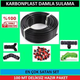 Düz Damla Sulama Sistemi ve Parçaları 16 mm 100 mt - Kargo Alıcı Öder