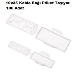 Kablo Bagı Etiket Tasıyıcı ( 10 x 35 mm, 20 x 45 mm )