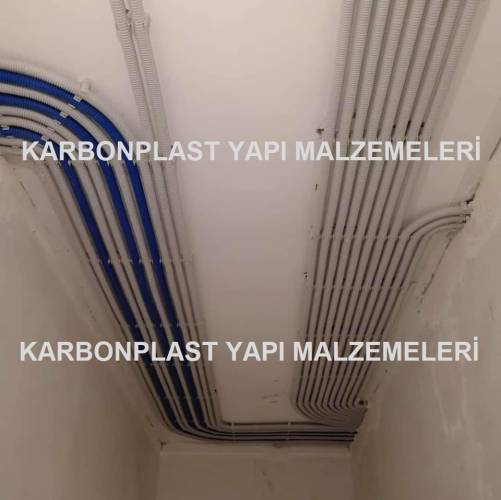 Karbonplast 10 mm Plastik Klavuz Telli Spiral Boru 100 Mt - 4