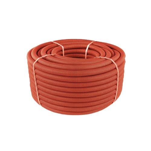 Karbonplast 11 mm Plastik Spiral Boru H. Free Alev Yayan 100 Mt ( Turuncu veya Gri ) - 2