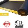 Karbonplast 2 mm Yalıtkan Paspas Sarı Şeritli Siyah 10 kv - 10 mt En : 100 cm - Thumbnail (1)