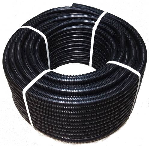 Karbonplast Plastik Spiral Boru Sİyah 10 mm 100 mt - 0