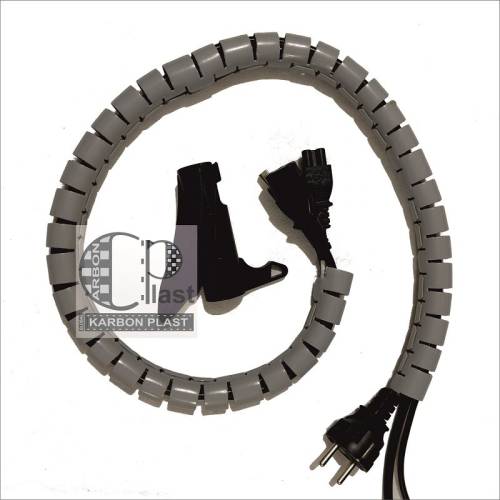 Ø 20 Kablo Koruyucu Ve Düzenleyici Spiral (Beyaz - Gri - Siyah) - 7